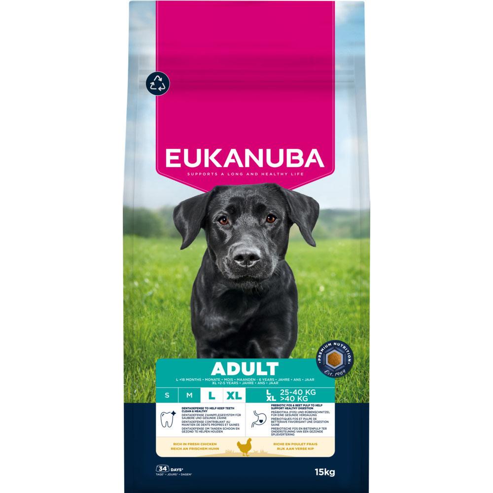 Eukanuba Premium Nutrition Adult Groot & Reuzenras Kip - 15 kg