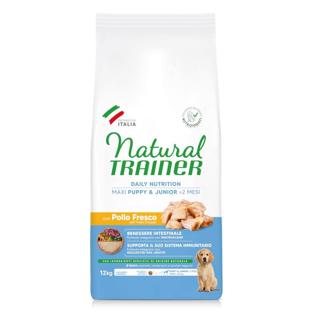 Trainer Natural Puppy Maxi Hondenvoer - Dubbelpak: 2 x 12 kg