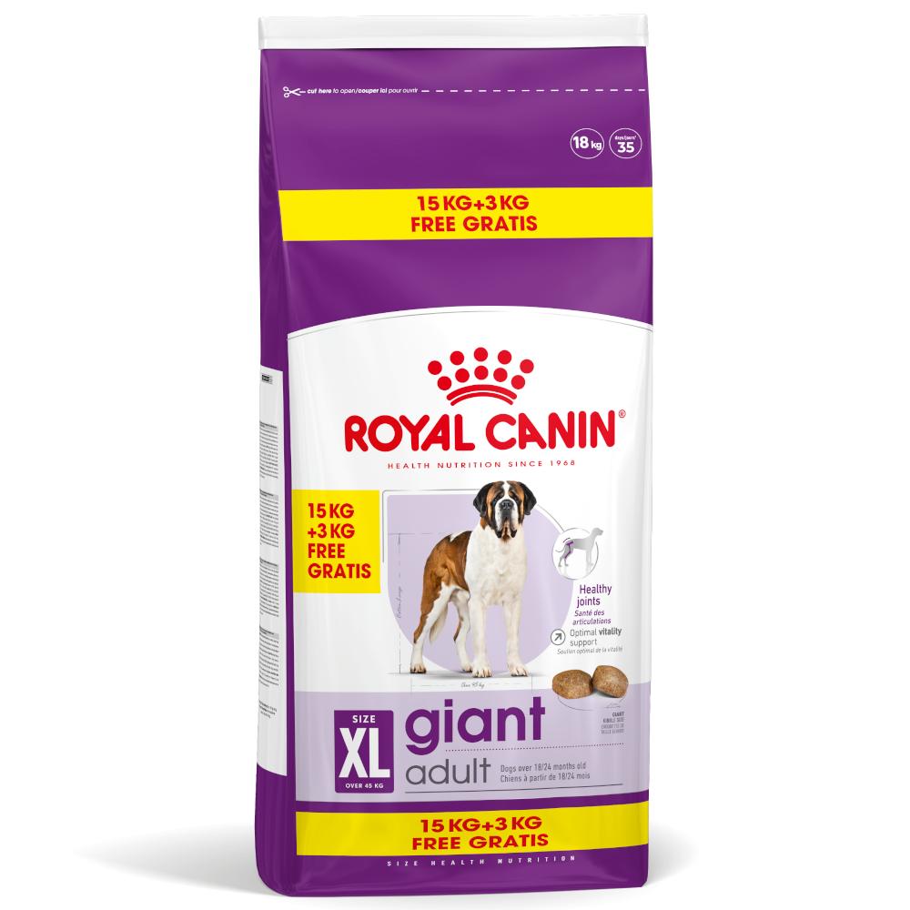 15 + 3kg Gratis! Giant Adult Royal Canin Hondenvoer